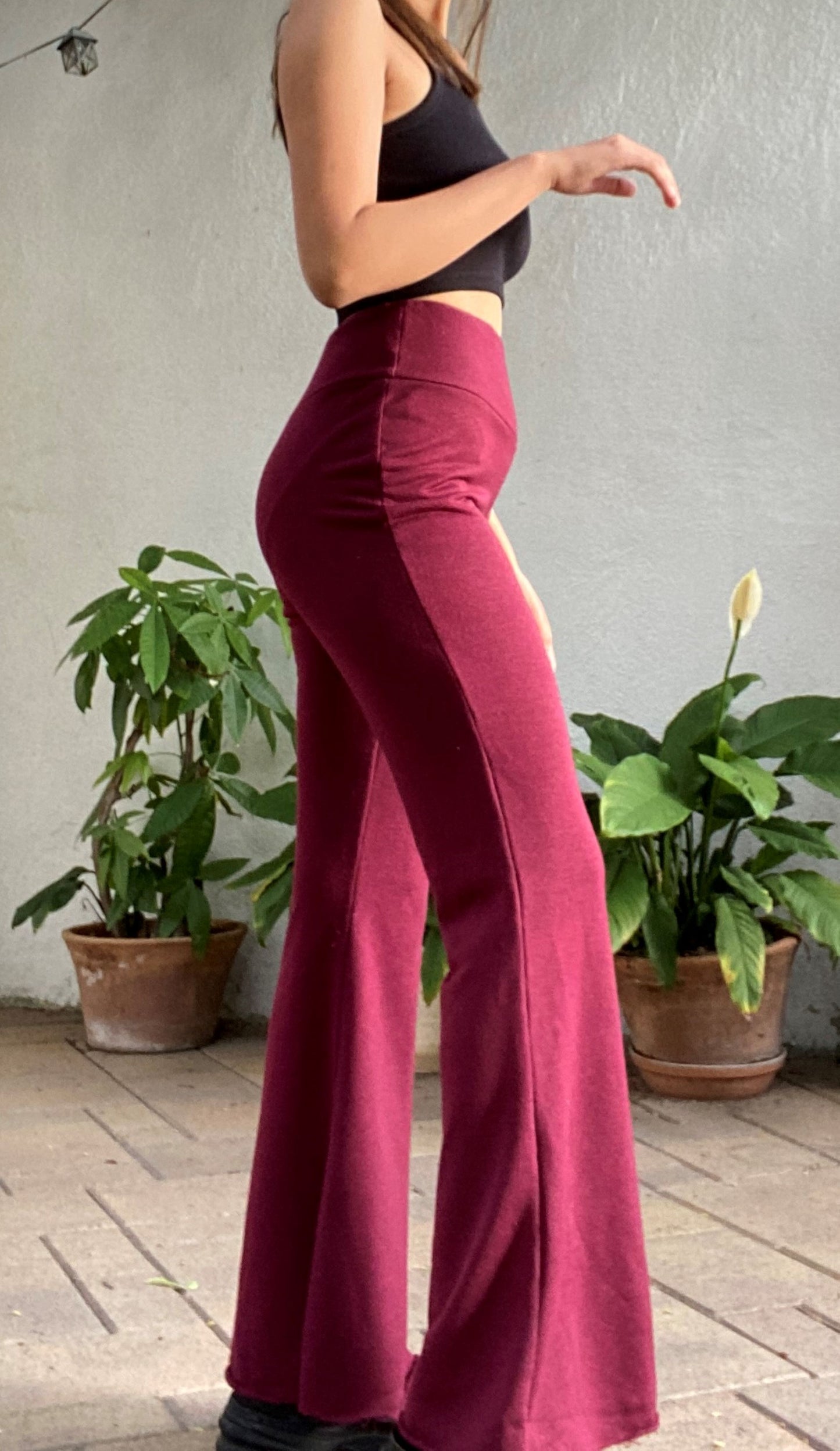 Pants with Flared leg Sewing Pattern-Sizes XS to XL