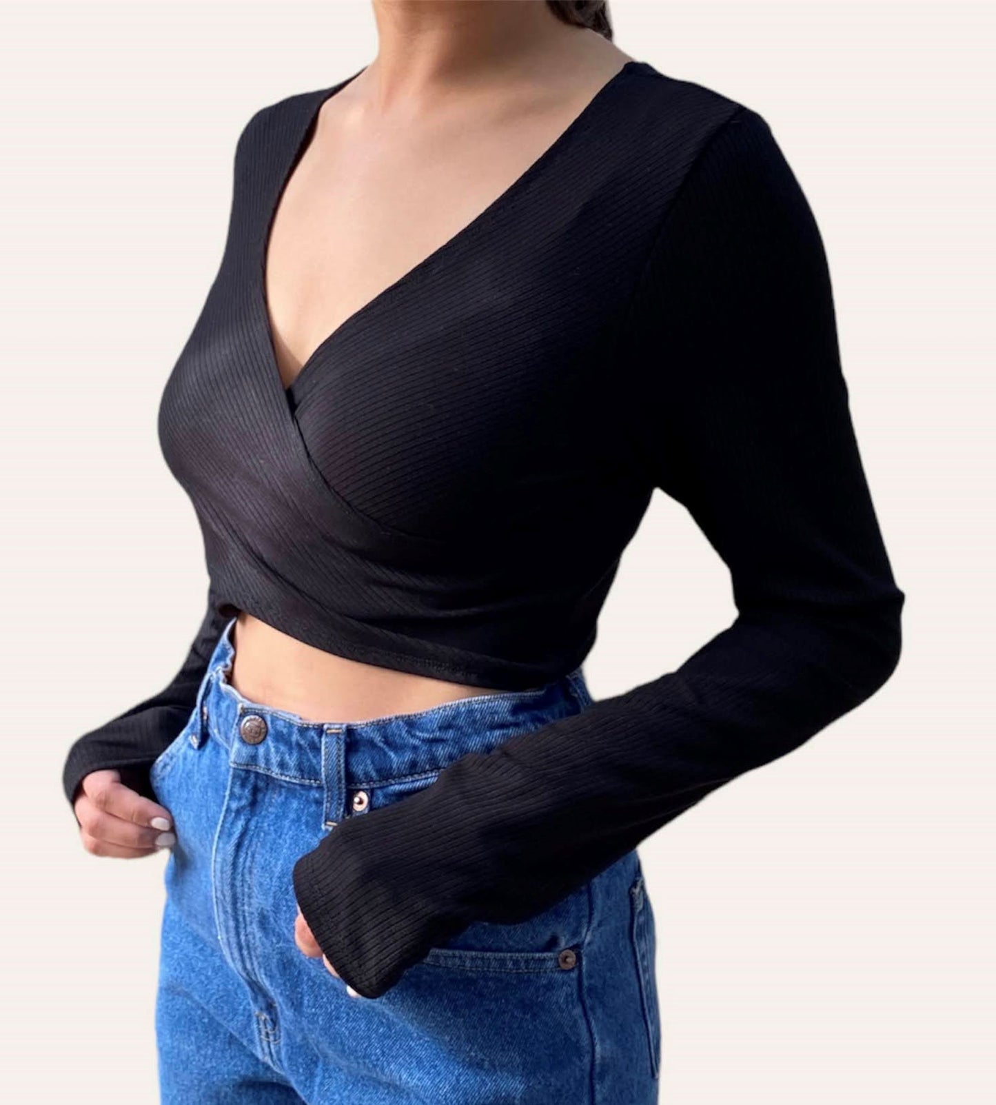 Cross Front Top-Sewing Pattern PDF-women's sizes XS to XL